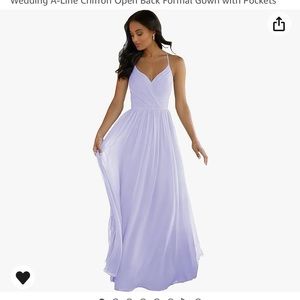 Lavender size 6 women’s bridesmaid dress